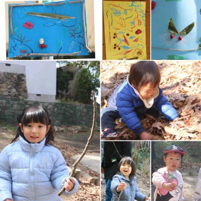 【親子でもりのようちえん てくてく 活動報告】

3/5(木)はてくてくの活動日でした！！
とってもあったかいパーティー日和♬
パーティーの飾り付けと、たき火に使う木の実や枝を集めに、森へおさんぽへ◎
葉っぱはジンベイザメに、花びらはお魚に、木の実はうさぎの目に
かわいい変身をとげたところで、今回のメインである八尾特産の春野菜「若ごぼう」を使ったパーティーメニューを作りました！
葉っぱも茎も、もちろん根っこも食べられる若ごぼう、小さいおともだちもハサミや子ども包丁を使っておてつだい◎

スープパスタに煮浸し、サラダの若ごぼうづくしメニューとあったかいたき火で、楽しいパーティータイムでした！！

今年度のてくてくはこれでおしまいです。
たくさんの方と穏やかな親子時間を過ごすことができて、スタッフ一同しあわせな時間でした。
ありがとうございました！
またご一緒できることを楽しみにしております！！

#八尾 #キャンプ #親子 #若ごぼう #パーティー